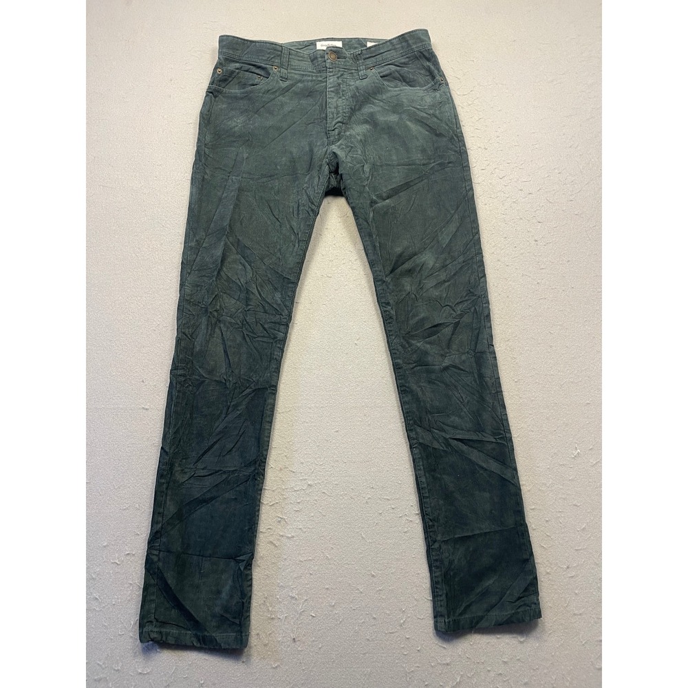 Goodfellow & Co Slim Fit Corduroy Forest Green 32x34 Mens